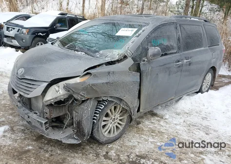 2015 Toyota Sienna Xle Premium 8 Passenger из США, поврежденный, VIN 5TDYK3DC9FS541928